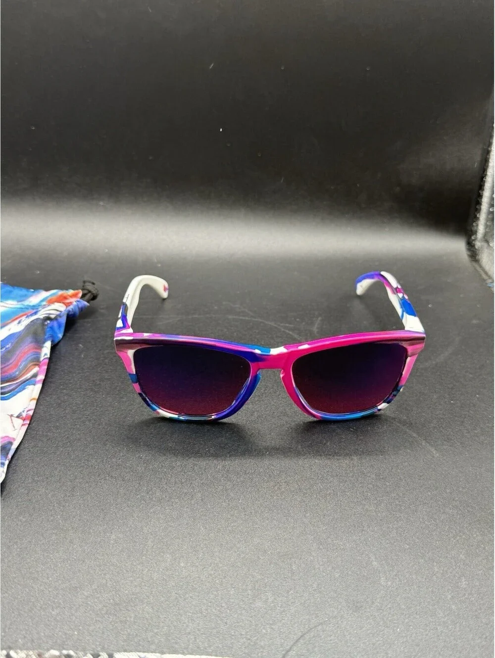 Rare Oakley Kokoro Frogskins Meguru Spin/ Prizm Black Iridium OO9013-J955